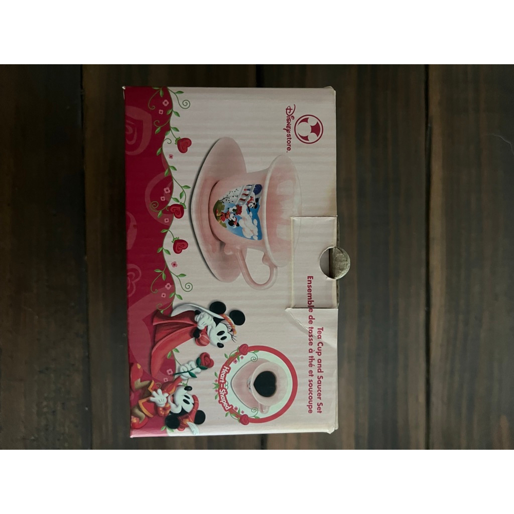 Disney Tea Cup and Saucer Set Pink Mickey and Minnie Vintage - Romeo and Juliet - Picture 9 of 12